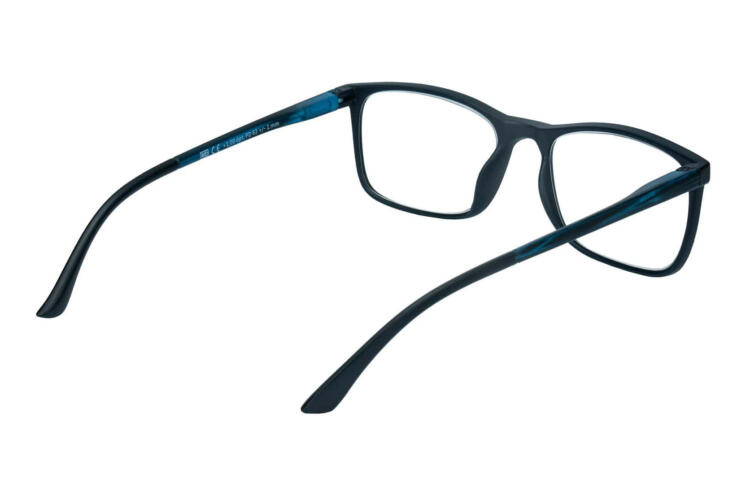 Lesebrille Lexxoo 4121A schwarz blau innen Lesebrille Lexxoo 4121A schwarz blau innen