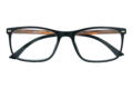 Lesebrille Lexxoo 4121A schwarz braun geschlossen Lesebrille Lexxoo 4121A schwarz braun geschlossen