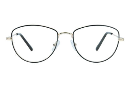 Lesebrille Lexxoo 4153B schwarz frontal
