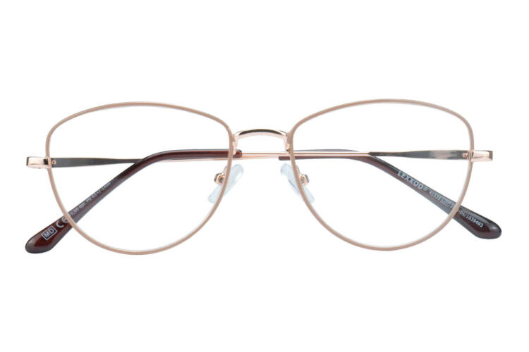 Lesebrille Lexxoo 4153B rosegold geschlossen Lesebrille Lexxoo 4153B rosegold geschlossen