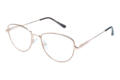 Lesebrille Lexxoo 4153B rosegold seitlich Lesebrille Lexxoo 4153B rosegold seitlich