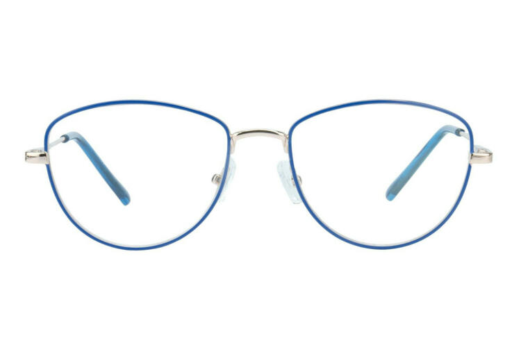 Lesebrille Lexxoo 4153B blau frontal Lesebrille Lexxoo 4153B blau frontal