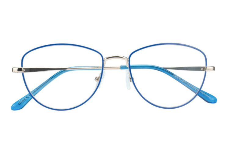 Lesebrille Lexxoo 4153B blau geschlossen Lesebrille Lexxoo 4153B blau geschlossen