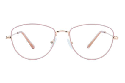 Lesebrille Lexxoo 4153B rose frontal