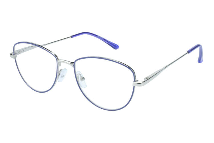 Reading glasses LEXXOO 4153B purple sideways