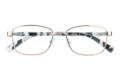 Reading glasses LEXXOO 4191 rose gold closed Reading glasses LEXXOO 4191 rose gold closed