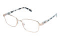 Reading glasses LEXXOO 4191 rose gold sideways Reading glasses LEXXOO 4191 rose gold sideways