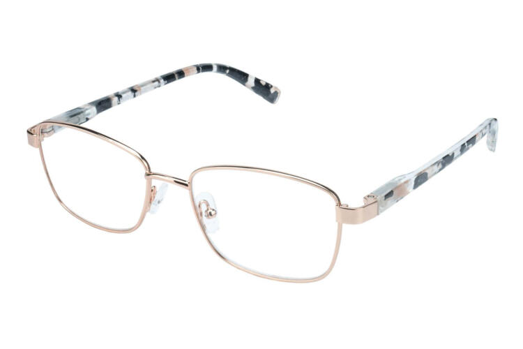 Reading glasses LEXXOO 4191 rose gold sideways Reading glasses LEXXOO 4191 rose gold sideways