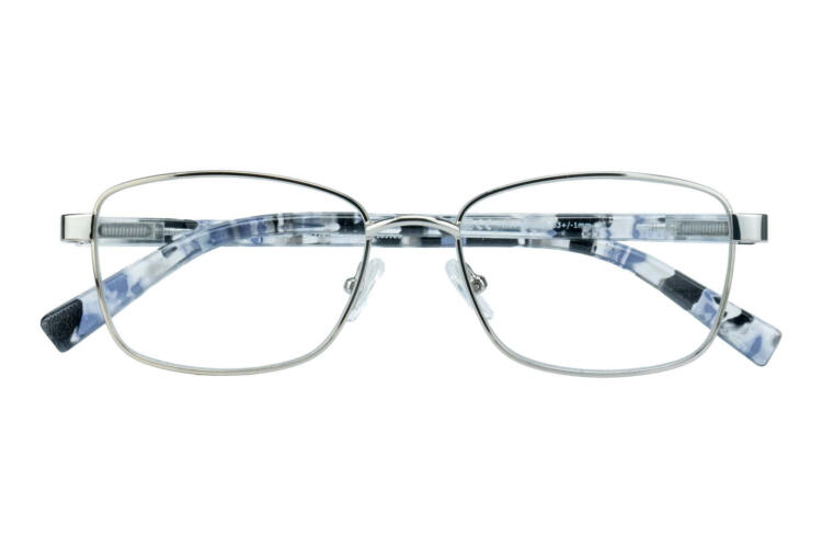 Lesebrille Lexxoo 4191 silber geschlossen Lesebrille Lexxoo 4191 silber geschlossen