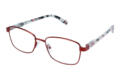 Reading glasses LEXXOO 4191 red sideways Reading glasses LEXXOO 4191 red sideways