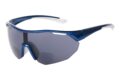 ASM-SPORTBIFO-BLUE_side view Sports glasses with reading lenses (bifocal), blue/gray
