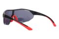 Sports glasses with a reading section (bifocal), black/red