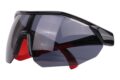Sports glasses with a reading section (bifocal), black/red