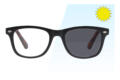 ASM-SURFER-BLACK-HAVANA_front SURFER with photochromic lenses, black/tortoise