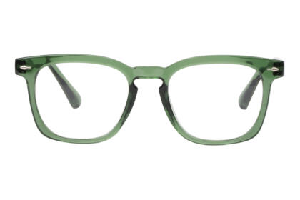 Lesebrille R4217, Grün-transparent