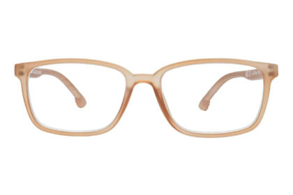 Lesebrille Lexxoo 4060B hellbraun frontal Lesebrille Lexxoo 4060B hellbraun frontal
