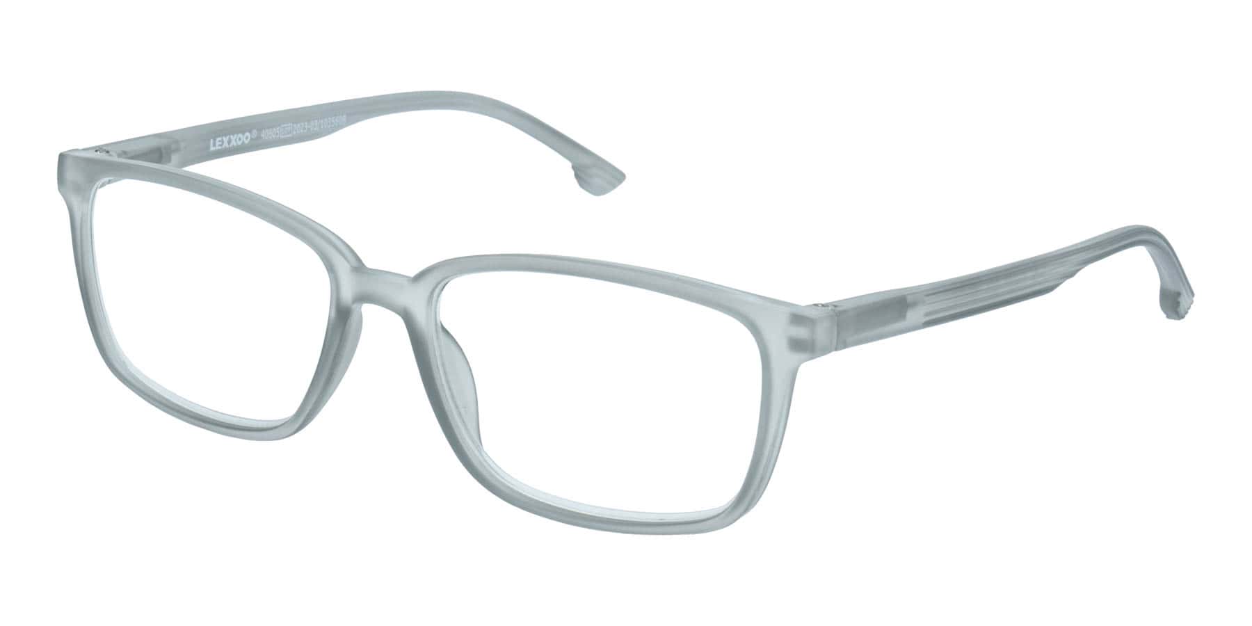 Lesebrille Lexxoo 4060B hellgrau seitlich