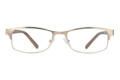 Lesebrille Lexxoo 4121B gold frontal Lesebrille Lexxoo 4121B gold frontal