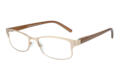 Lesebrille Lexxoo 4121B gold seitlich Lesebrille Lexxoo 4121B gold seitlich