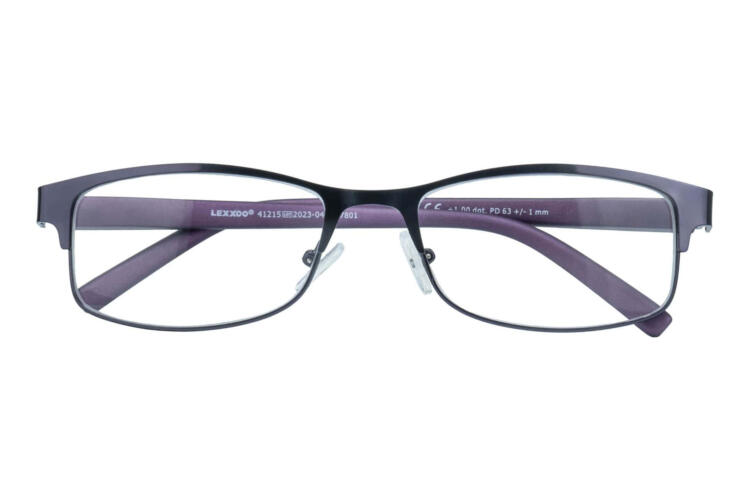 Lesebrille Lexxoo 4121B lila geschlossen Lesebrille Lexxoo 4121B lila geschlossen