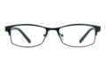 Lesebrille Lexxoo 4121B schwarz frontal 4121B Schwarz