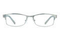 Lesbrille Lexxoo 4121B silber frontal Lesbrille Lexxoo 4121B silber frontal