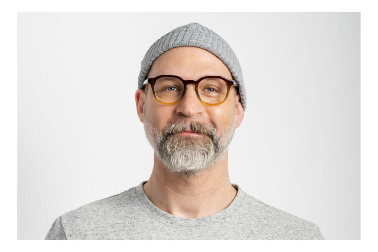 Darby Blau­licht­filter Brille Braun-grün-gelb-Verlauf