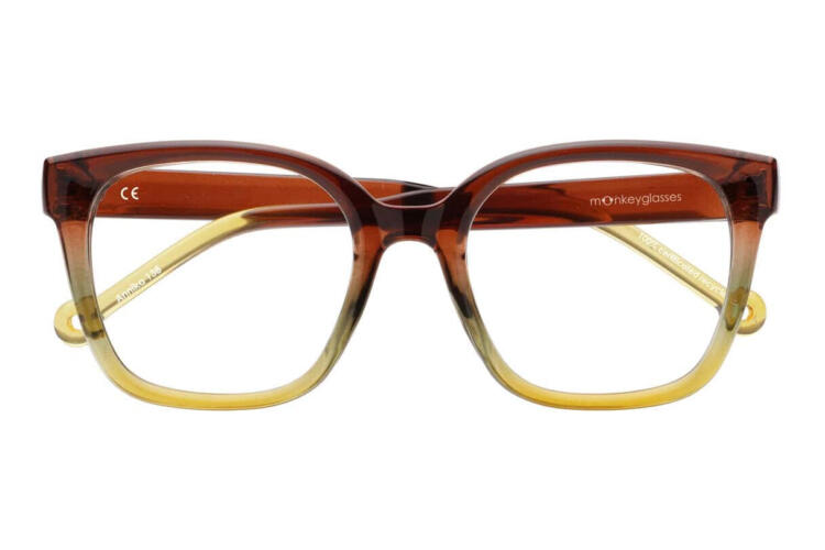 annika-brown-green-yellow-gradient-front-closed Annika blue light filter glasses brown-green-yellow gradient
