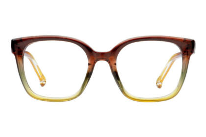 Annika Blau­licht­filter Brille Braun-grün-gelb-Verlauf