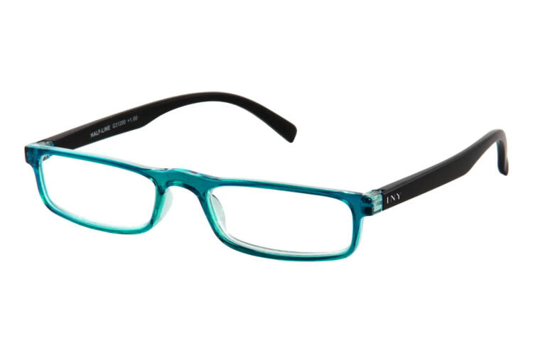 half-line-turquoise-sided Half Line, black blue