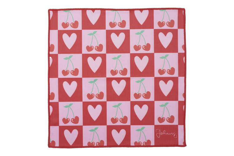Johans-Tuch-Cherry-Love-ganz Spectacle and display cloth CHERRY LOVE