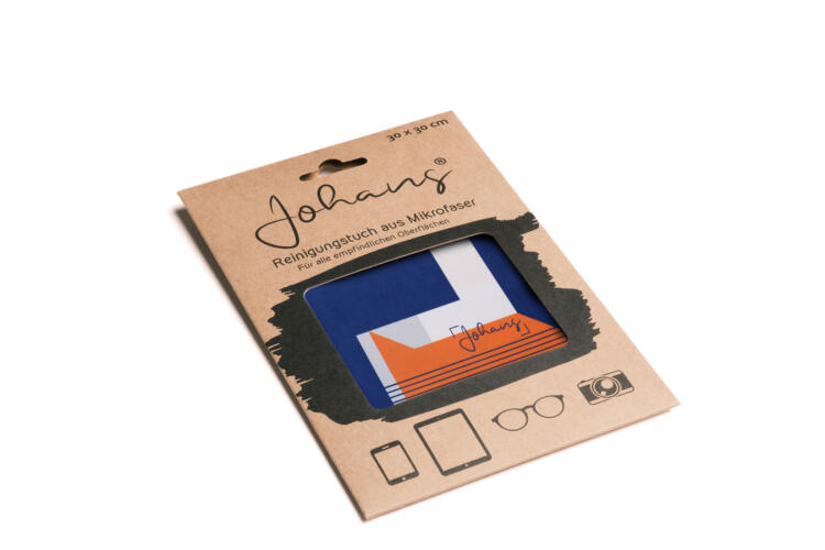 Johans-Tuch-STAGES-verpackung Brillen- und Displaytuch STAGES