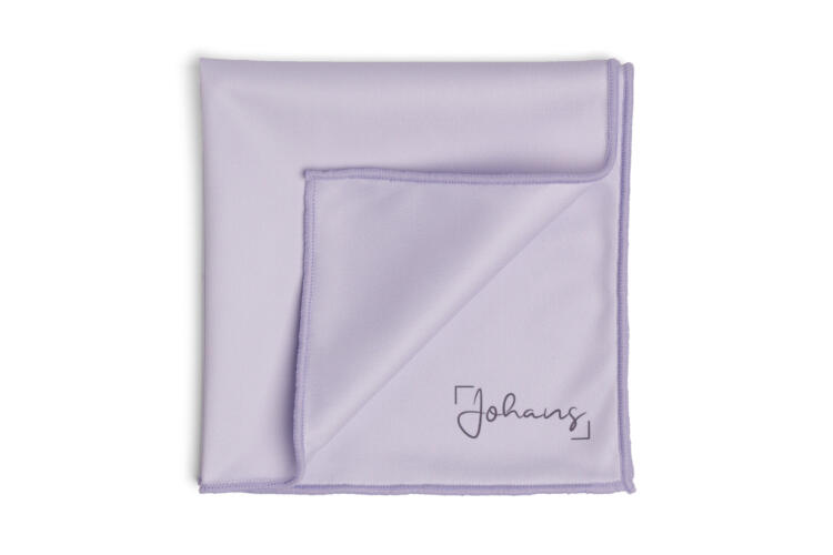 Johans_Tuch-Flieder-gefaltet Brillen- und Displaytuch FLIEDER