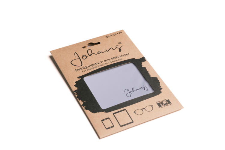 Johans_Tuch-Flieder-verpackung Brillen- und Displaytuch FLIEDER