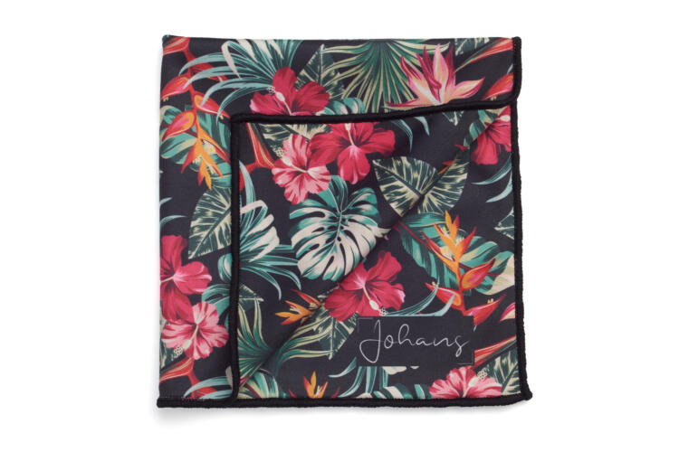 Johans_Tuch_exotic-gefaltet Brillen- und Displaytuch EXOTIC