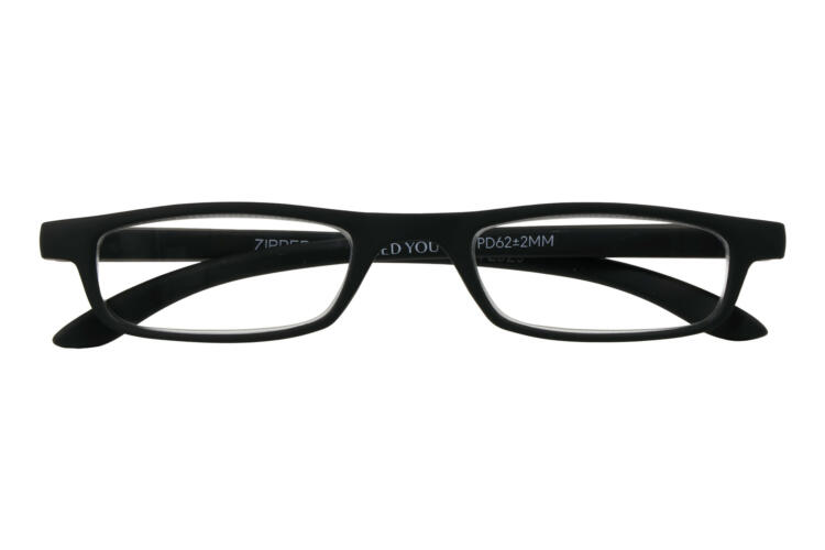 INY-ZIPPER-SCHWARZ_frontal_geschlossen Zipper black