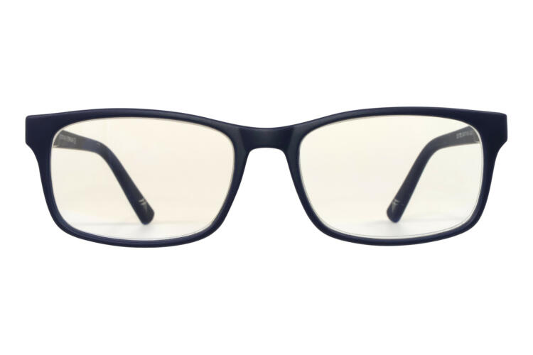 MON-73BLAUFILTER-BLAU_frontal HBLF73 Blaulichtfilter Brille Blau