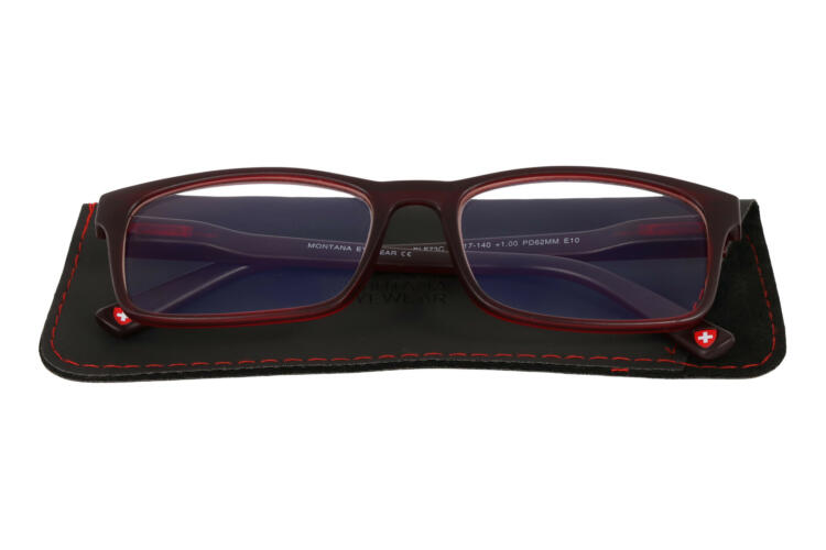 MON-73BLAUFILTER-ROT_mit_etui HBLF73 Blue light filter glasses red