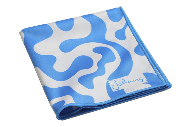 Johans-Tuch-Blue-Swirl- Brillen- und Displaytuch Blue Swirl