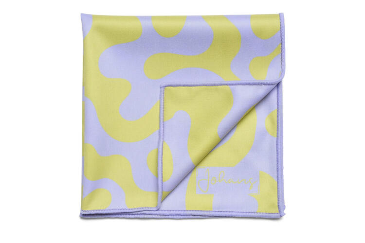 Johans-Tuch-Pastel-Swirl-gefaltet Brillen- und Displaytuch Pastel Swirl