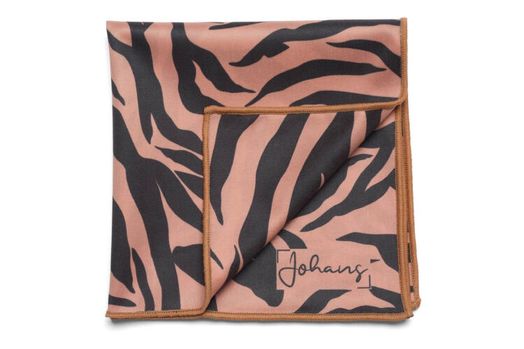 Johans-Tuch-Tiger-gefaltet Brillen- und Displaytuch Tiger