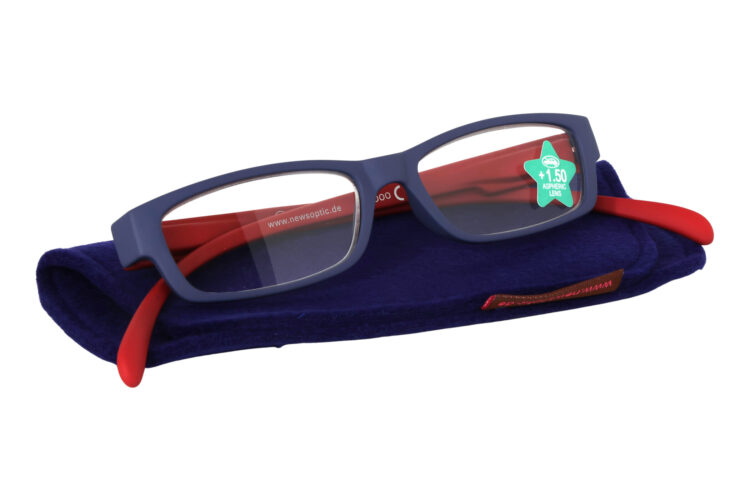 KLA-04-BLUE-RED_mit_etui No. 04 Blue red