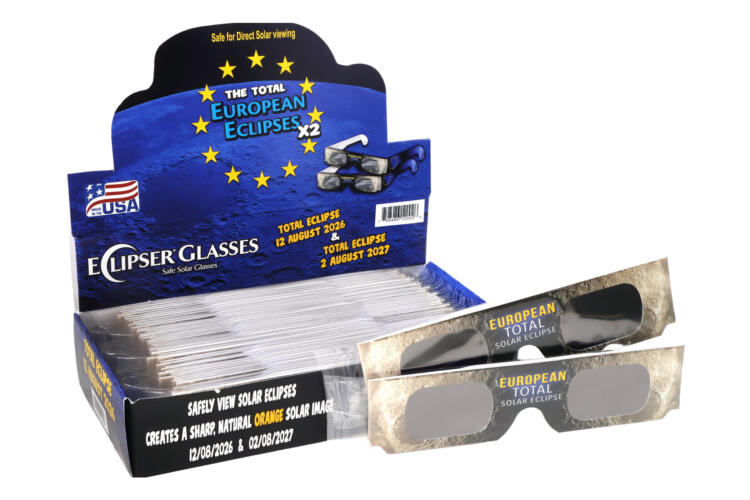 Solar eclipse glasses 50-piece display