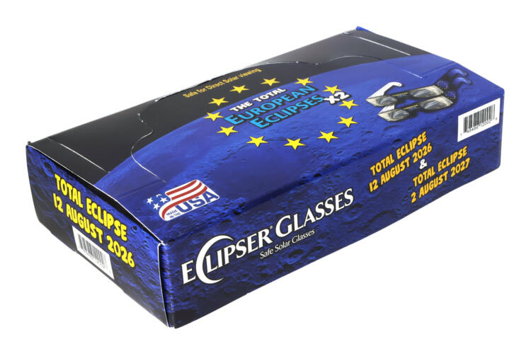 Solar eclipse glasses 50-piece display