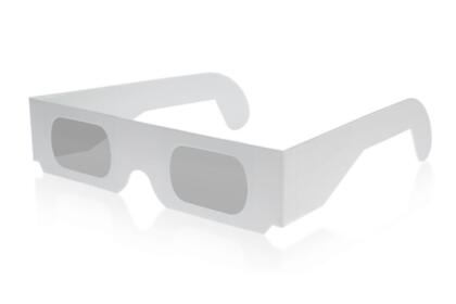3D polarizing filter 3D glasses with linear polarizing filters