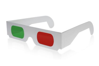 3D red-green Red/Green 3D Glasses