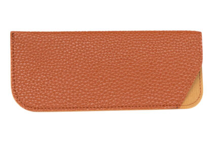 Soft-Etui in Lederoptik, Cognac