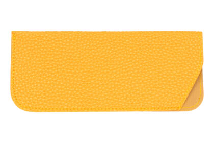 Soft-Etui in Lederoptik, Curry