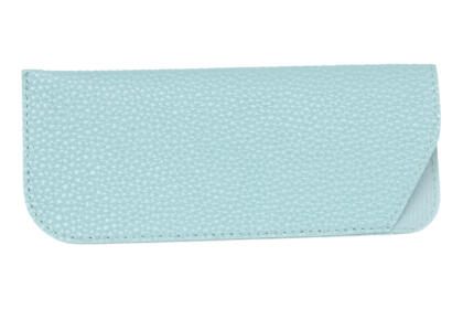 Soft-Etui in Lederoptik, Hellblau
